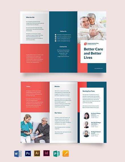 Free Home Health Care Brochure Templates Printable Templates