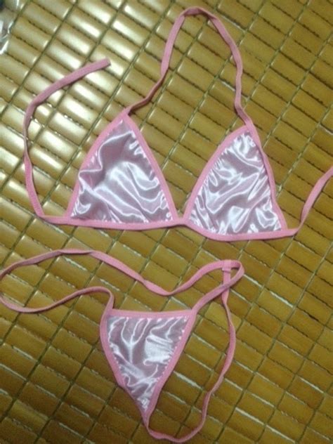 FASHION CARE 2U L1121 2 Pink Sexy Bikini Bra 2pcs Set