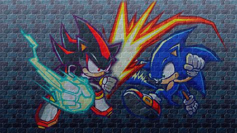 Sonic Battle Sonic Vs Shadow 1 By Light Rock On Deviantart