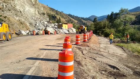 Highway 95 Still Closed As Monitoring Efforts Continue At Rockslide