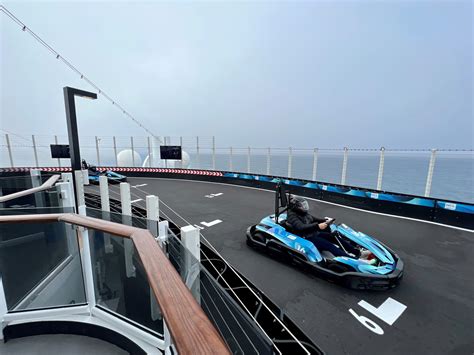 Norwegian Cruise Line's new ship has a ridiculously big go-kart track