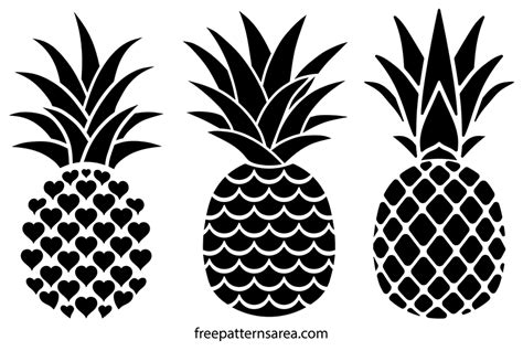 Png Pineapple Stencil File Visual Arts Craft Supplies And Tools