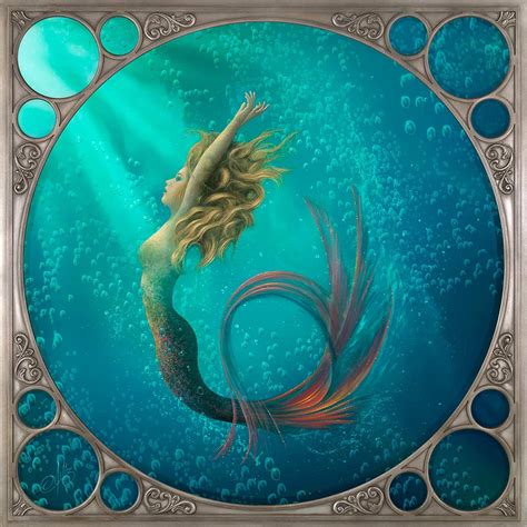 Mermaid Painting Art And Collectibles Painting Jan