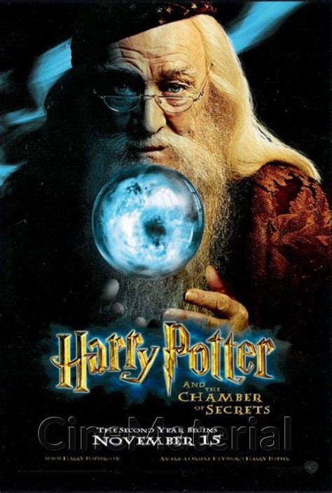 Harry Potter and the Chamber of Secrets movie poster | Albus dumbledore