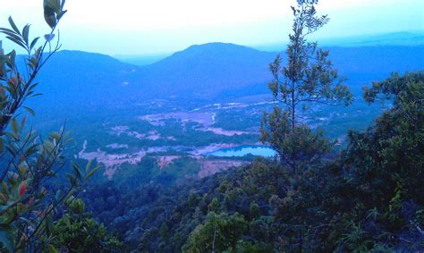 Both lakes exist near by each other. It's All About Muadzam Shah: Tasik Biru - Bukit Ibam