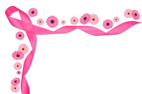 Pink Ribbon Border Pictures Images And Stock Photos Istock