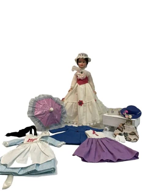 Vintage 1960s Lot Horsman 12 Mary Poppins Doll With Clothing And Accessories 11000 Picclick