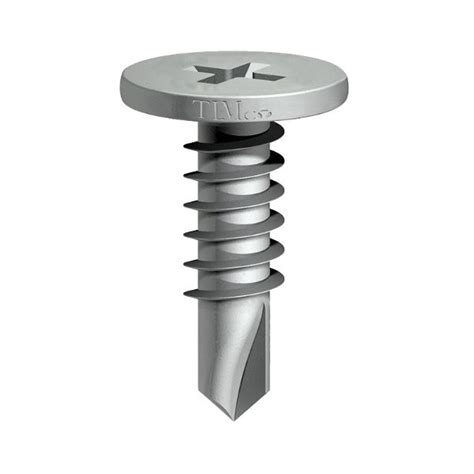 Low Profile Head Tek Screws Baypole Head Self Drilling Screws