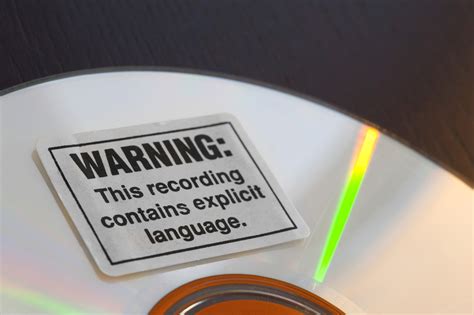 Explicit Warning Label