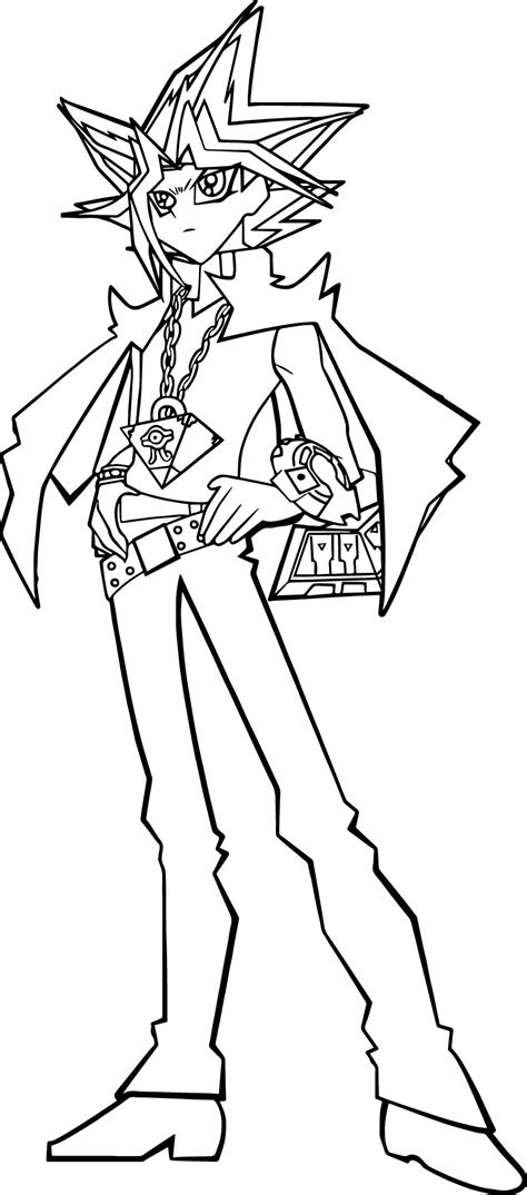 Yu Gi Oh Coloring Sheets Coloring Pages