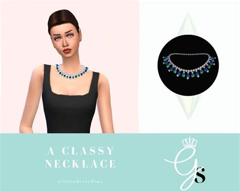 Request A Classy Necklace Glitterberry Sims On Patreon Sims 4