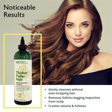 Thicker Fuller Hair Gentle Cleansing Shampoo 12 Fl Oz Ebay