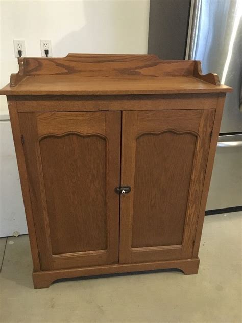 Maybe you would like to learn more about one of these? Primitive Antique 1885 Oak Jelly Cupboard Cabinet Farm ...