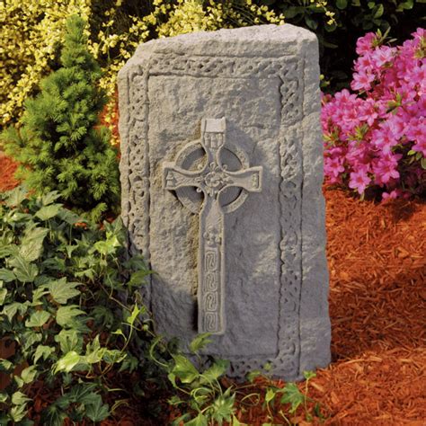 Celtic Cross Garden Stone