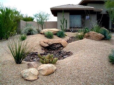 Desert Landscape Front Yard Paisajismo De Patio