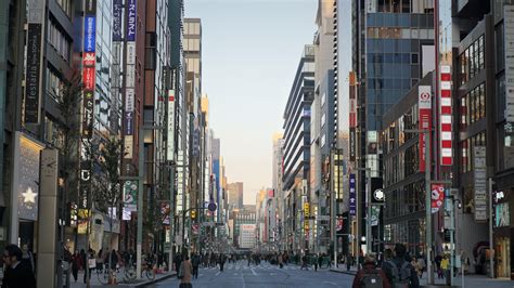 Street Of Ginza Tokyo Rjapanpics