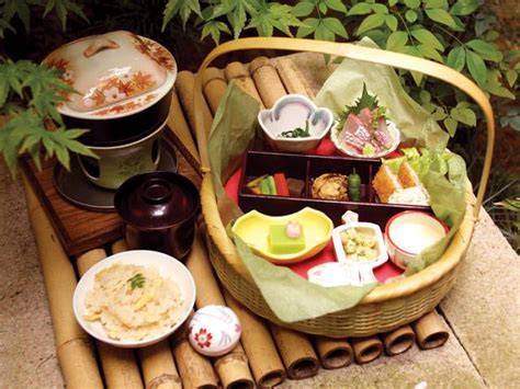 Japanese Food Picnic Basket Cheese Board Beautiful Japanese