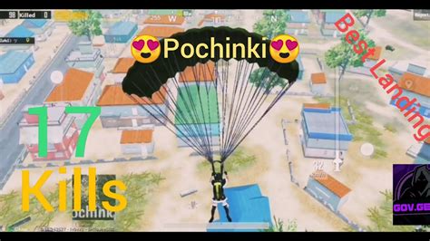 Best Landing In Pochinki Pubg Mobile Youtube