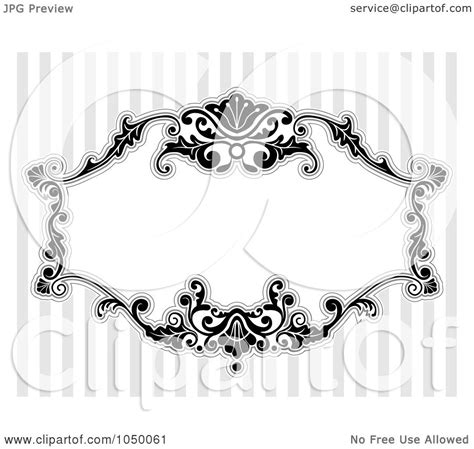 Royalty Free Rf Clip Art Illustration Of A Black And