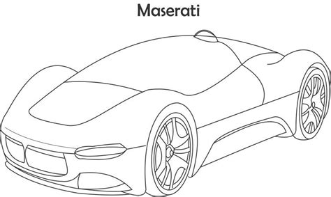 Collection Newest Maserati Coloring Pages Free To Print And Download Shill Art