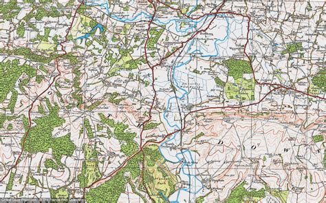 Historic Ordnance Survey Map Of Bury 1920 Francis Frith