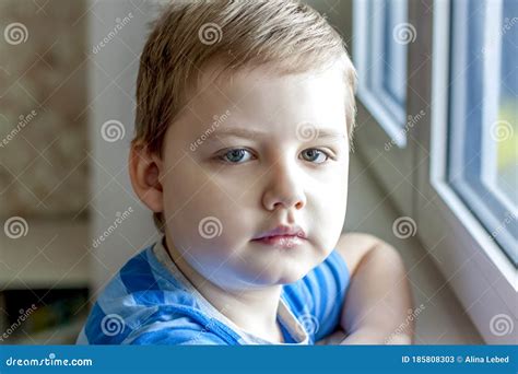 The Child S Emotions Children Portrait Of A Boy A Sad Expression On