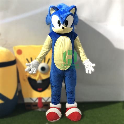 Sonic Mascot Sonic Costume Cosplay Botarga Halloween Cartoon Cielito