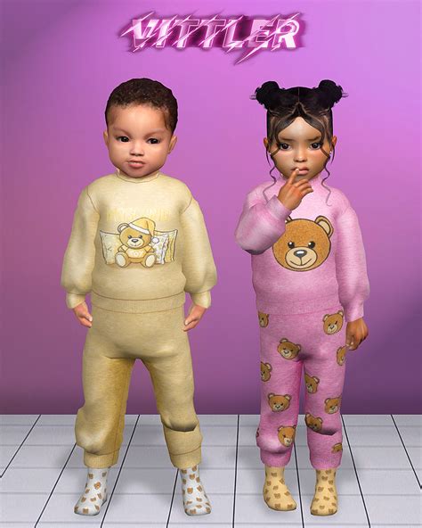 Vittler — Moschino Collection Sims 4 Adult And Toddler 💖👧