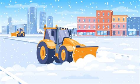 Cartoon Of Snow Plow Illustrations Royalty Free Vector Graphics And Clip