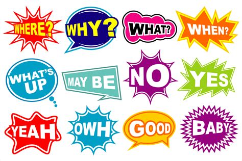 Set Comic Bubble Speech Comic Splash Graphic By Edywiyonopp · Creative