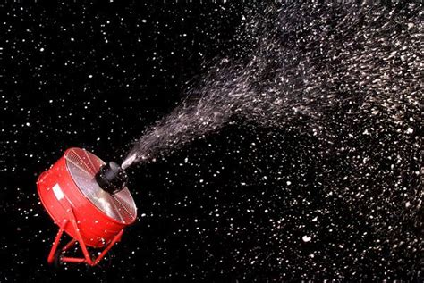 The snowmaking machines we have for rent produce 50 tons of snow per day. first series T 1500 | Stage set design, Stage set, Snow ...