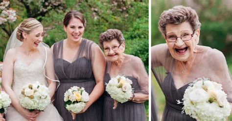 woman asks her 89 year old grandma to be a bridesmaid at her wedding wise thinks