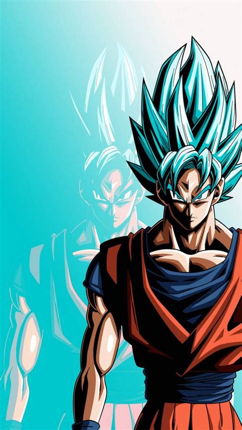 Awesome goku wallpaper for desktop, table, and mobile. Download goku blue Wallpaper by EAC1976 - eb - Free on ...