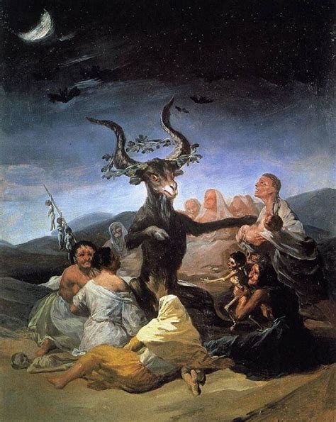 Francisco De Goya Y Lucientes Witches Sabbath Horned God Etsy