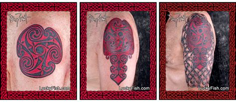 Building a Celtic Sleeve — LuckyFish, Inc. and Tattoo Santa Barbara