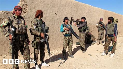 taliban battle police in afghan town of sangin bbc news