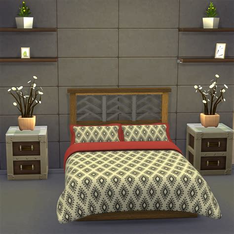 My Sims 4 Blog Ts3 Tropical Bed Frame Conversion By Josiesimblr