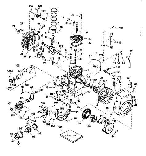 Tecumseh Tecumesh 4 Cycle Engine Parts Model Hs4055515g Sears