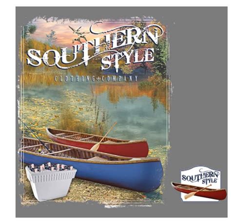 Southern Style Brand Canoes Screen Print Transfers Rts Gsg Designs