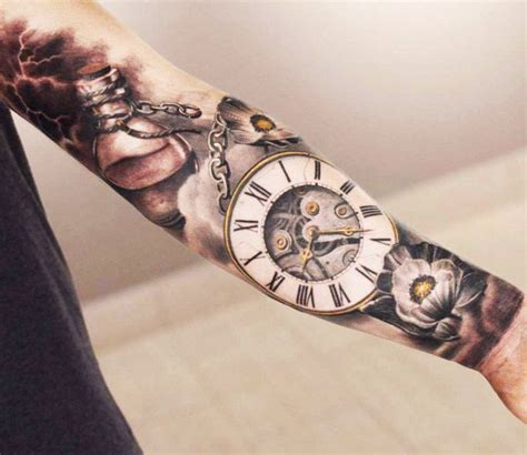 3d Clock Tattoo By Darwin Enriquez Post 13549 Watch Tattoos Best