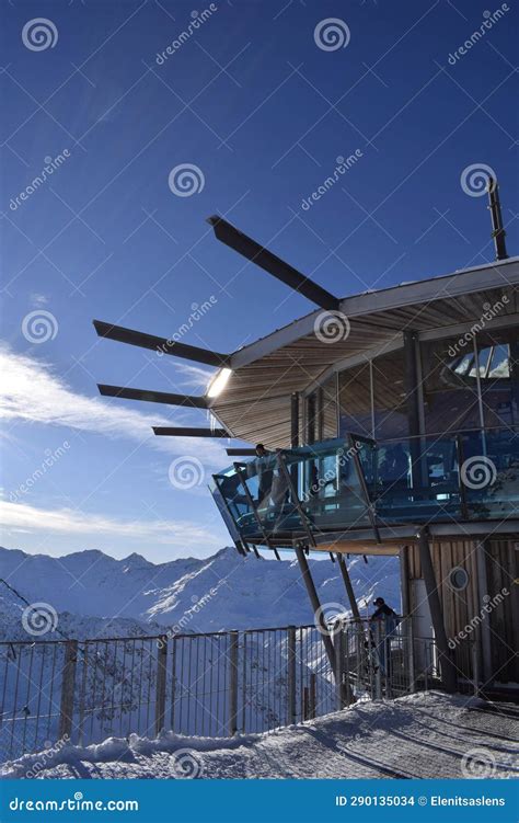 The Impressive Top Mountain Star Building Perched At The Top Of A