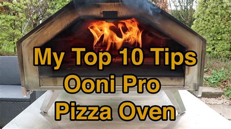 Catch the snap, step back & launch a long bomb. My Top 10 Pizza Oven Tips - Ooni Pro Wood-Fired Pizza Oven ...