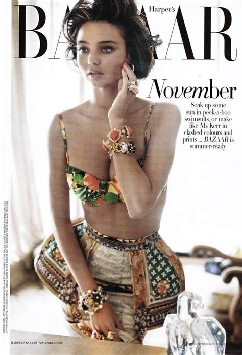 Miranda Kerrs Harpers Bazaar Australia November 2011