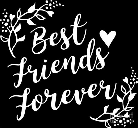 Best Friends Forever Bff Goals Besties T Idea Digital Art By