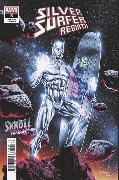 Silver Surfer Rebirth 5 Suayan Skrull Cover Fresh Comics