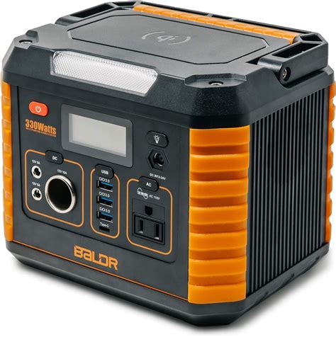 BALDR Portable Power Station 330W, Portable Solar Generators for home