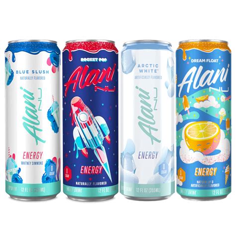 Alani Nu Sugar Free Energy Drink Pre Workout Performance Breezeberry Oz Cans Pack Of