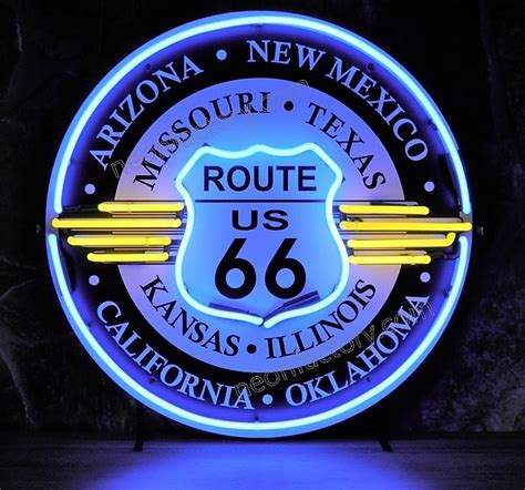 Route 66 Neon Sign Mancave Madness