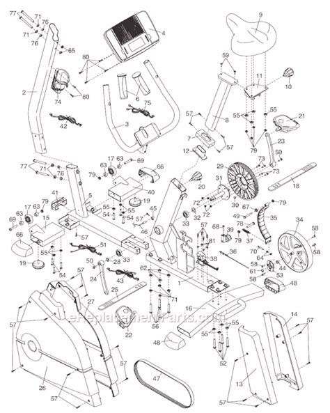 Recumbent exercise bikes have high seat backs and let you recline as you ride. NordicTrack 215020 Parts List and Diagram - (SL528 ...