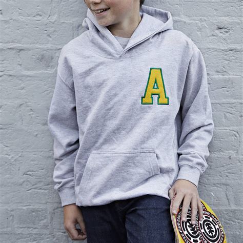 Personalised Embroidered Hoodie By Malcolm And Gerald